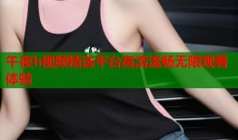午夜h视频精选平台高清流畅无限观看体验