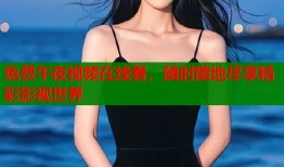 免费午夜视频在线看，随时随地尽享精彩影视世界