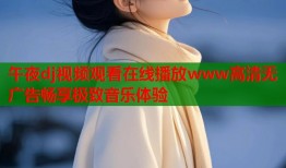 午夜dj视频观看在线播放www高清无广告畅享极致音乐体验