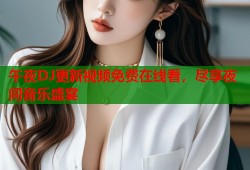 午夜DJ更新视频免费在线看，尽享夜间音乐盛宴