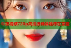 午夜视频720p高清流畅体验尽在掌握