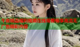 午夜精品福利视频在线观看畅享高清无广告精彩内容