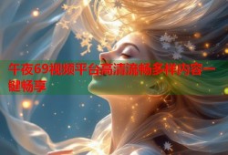 午夜69视频平台高清流畅多样内容一键畅享