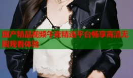 国产精品视频午夜精选平台畅享高清无限观看体验