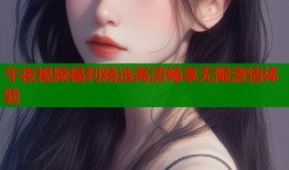 午夜视频福利精选高清畅享无限激情体验