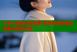 午夜tv视频在线观看 高清影视资源免费看尽精彩夜晚