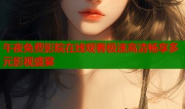 午夜免费影院在线观看极速高清畅享多元影视盛宴