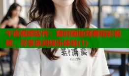 午夜视频软件：随时随地观看精彩视频，尽享夜间娱乐体验(1)