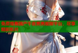 免费观看国产午夜男男视频平台，尽享精彩影片