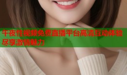 午夜性视频免费直播平台高清互动体验尽享激情魅力