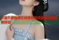 欧美午夜视频在线播放高清流畅无限观看体验