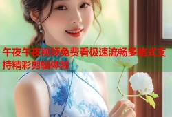 午夜午夜视频免费看极速流畅多格式支持精彩剪辑体验