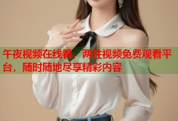 午夜视频在线看，两性视频免费观看平台，随时随地尽享精彩内容