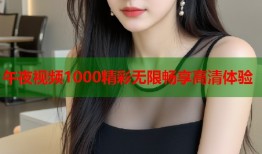 午夜视频1000精彩无限畅享高清体验