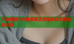 午夜视频300畅享高清流畅体验无限精彩内容