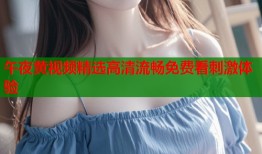 午夜黄视频精选高清流畅免费看刺激体验