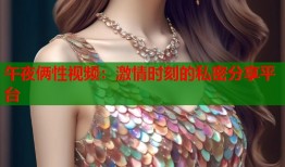 午夜俩性视频：激情时刻的私密分享平台