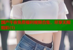 国产午夜免费福利视频合集，尽享无限精彩(1)