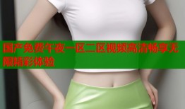 国产免费午夜一区二区视频高清畅享无限精彩体验