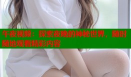 午夜视频：探索夜晚的神秘世界，随时随地观看精彩内容