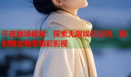 午夜剧场视频：探索无限娱乐空间，随时随地畅享精彩影视