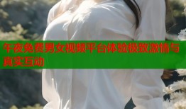 午夜免费男女视频平台体验极致激情与真实互动