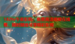 182tv午夜影院：免费高清视频在线看，随时随地尽享精彩影视