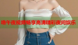 噜午夜视频畅享高清精彩夜间娱乐