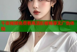 午夜视频免费看高清影视畅享无广告体验