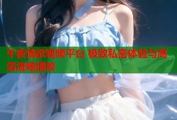 午夜情欲视频平台 极致私密体验与高清流畅播放