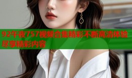 92午夜757视频合集精彩不断高清体验尽享精彩内容