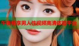 午夜畅享男人性视频高清体验平台