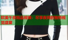 欧美午夜精品视频：尽享夜间的独特视觉盛宴