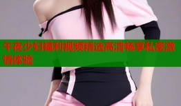 午夜少妇福利视频精选高清畅享私密激情体验