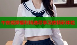 午夜视频福利精选尽享深夜精彩体验