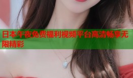 日本午夜免费福利视频平台高清畅享无限精彩