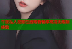 午夜私人视频在线观看畅享高清无限制体验