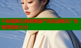 午夜视频在线观看国产高清流畅无广告畅享精彩大片