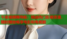 午夜视频网导航：精选热门影视资源，随时随地畅享电影和电视剧