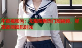 午夜视频污：无限观看热门短视频，尽享夜间娱乐时光