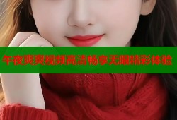 午夜爽爽视频高清畅享无限精彩体验