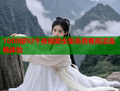 1000部92午夜视频全集免费看高清流畅体验