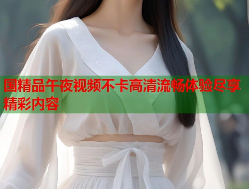 国精品午夜视频不卡高清流畅体验尽享精彩内容
